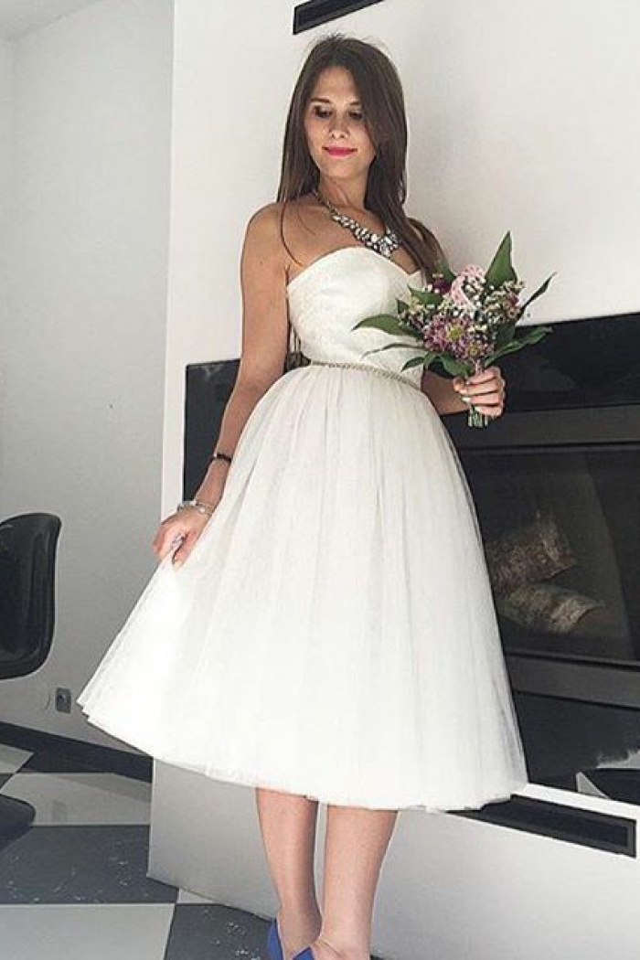 Sweetheart Beach Wedding Dresses