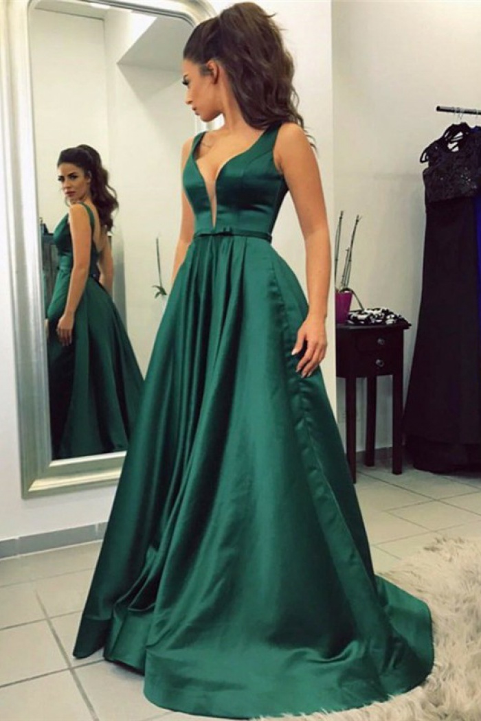 sachin and babi light blue dress Emerald Radiance Maxi Gown
