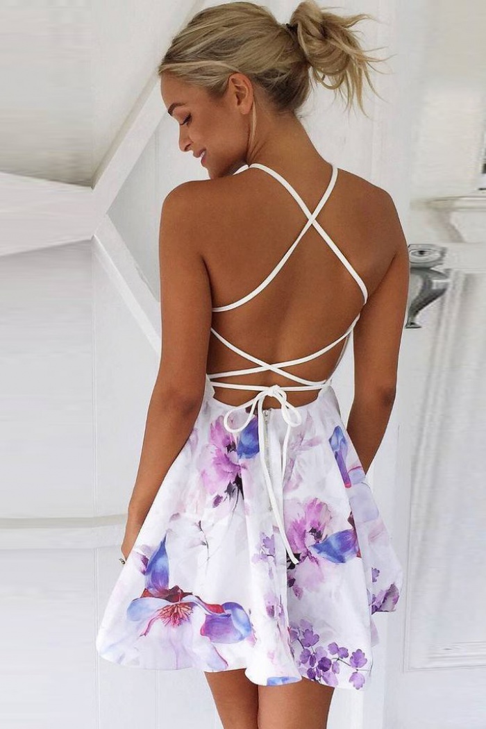 Short Floral Dresses