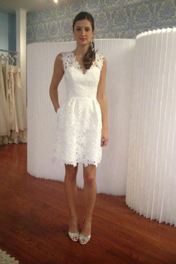 dress short white