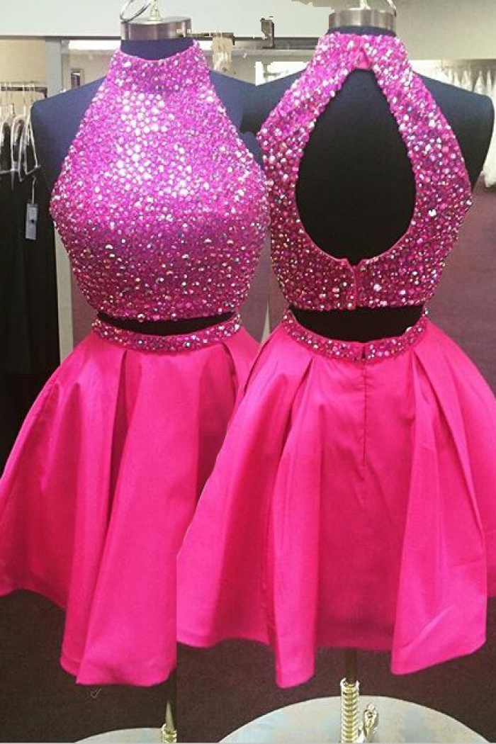 Hot Pink Short Dress On Hanger