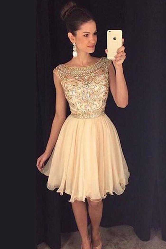 Cap Sleeve Tulle Dress