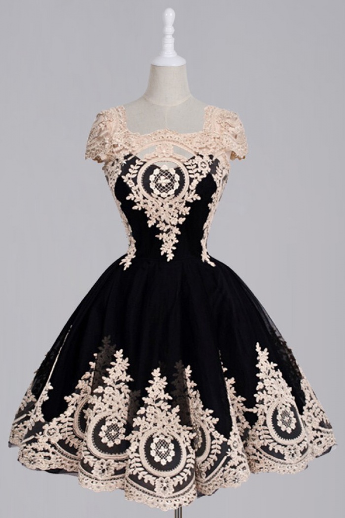 short white vintage dress