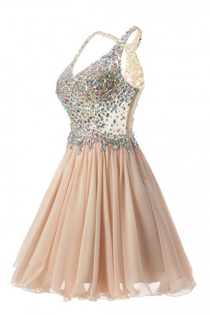 Champagne Homecoming Dresses