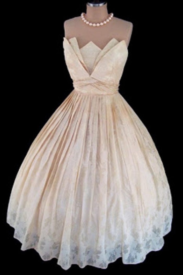beige homecoming dress
