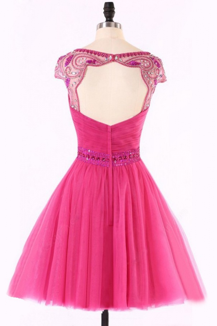 rose pink homecoming dresses