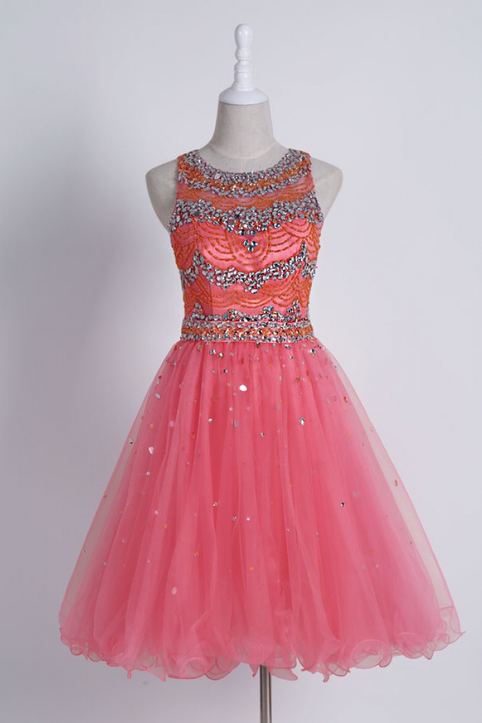 Watermelon Homecoming Dress