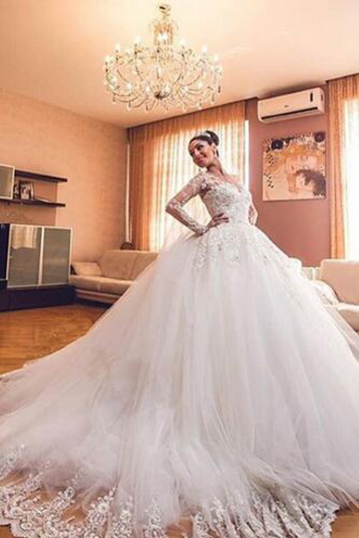 wedding gown ball gown