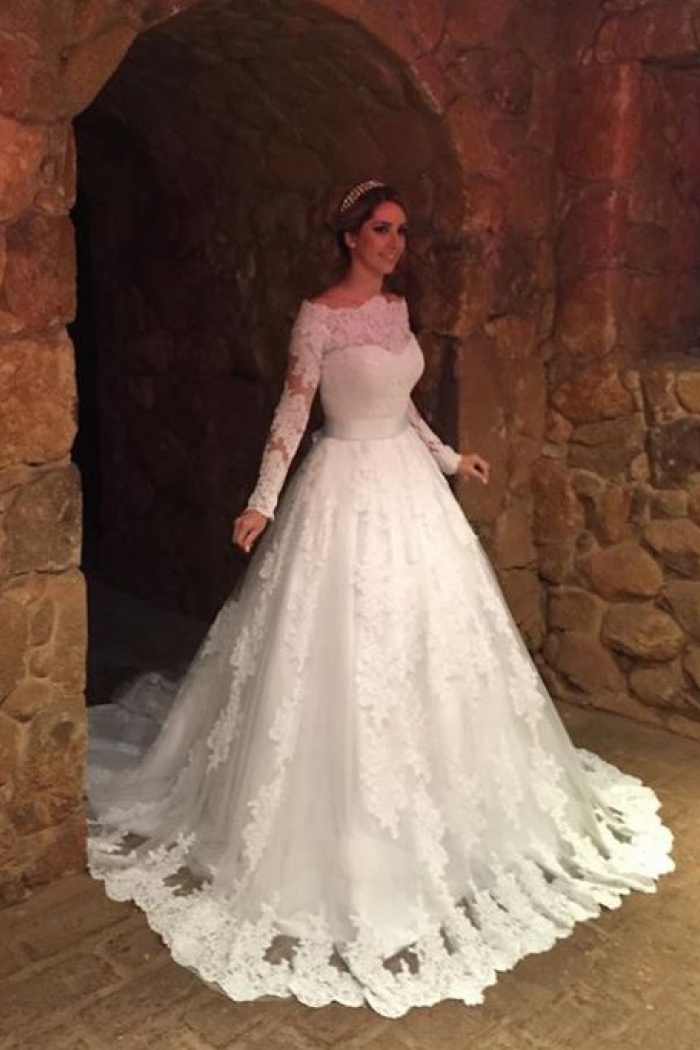 long sleeve princess dress