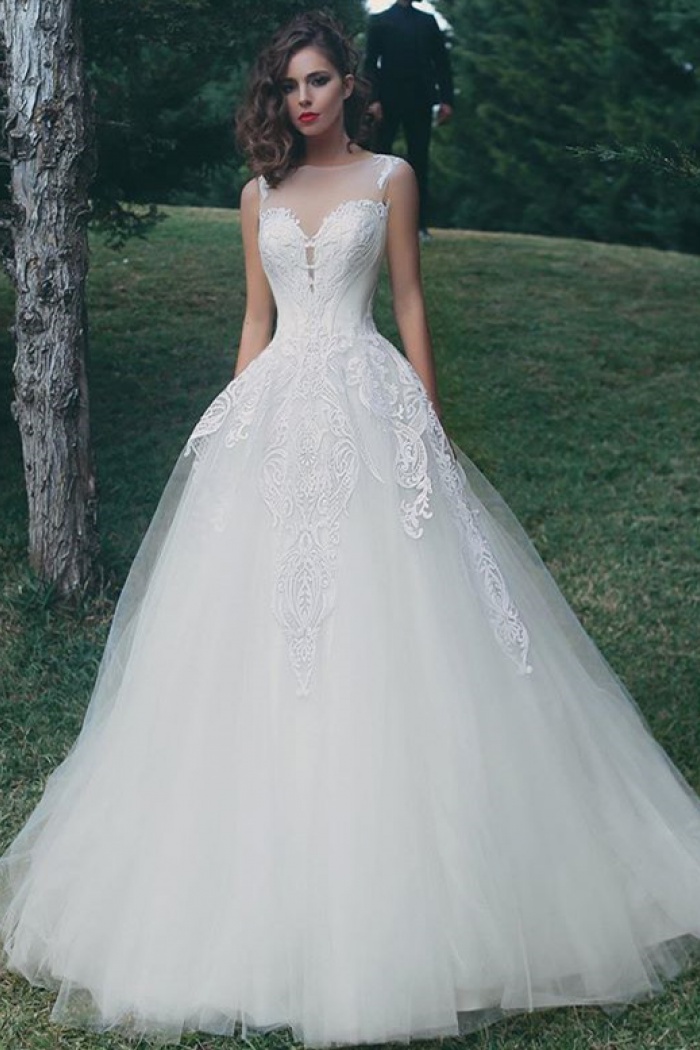 a line wedding dresses 2018