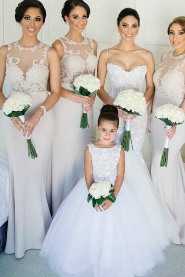 lavender mermaid wedding dress