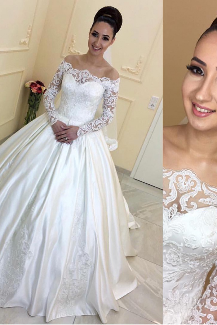 long sleeve wedding dresses 2018