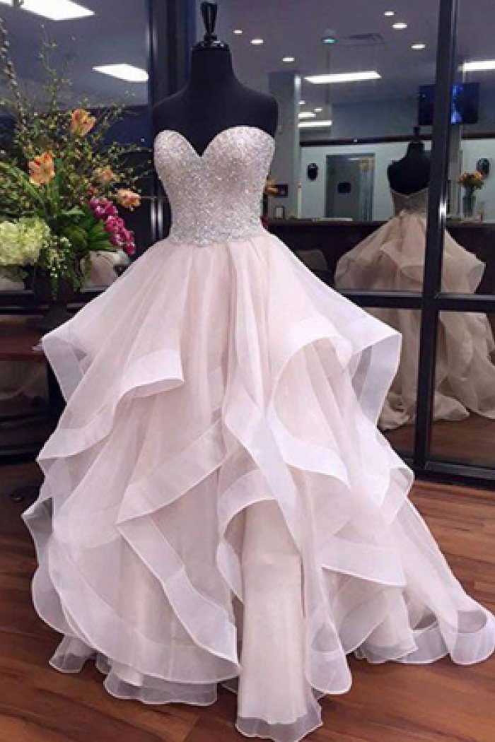 elegant ruffle dresses