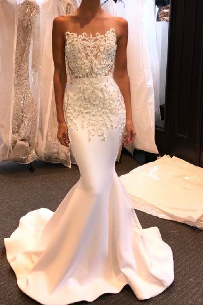 long mermaid evening gowns