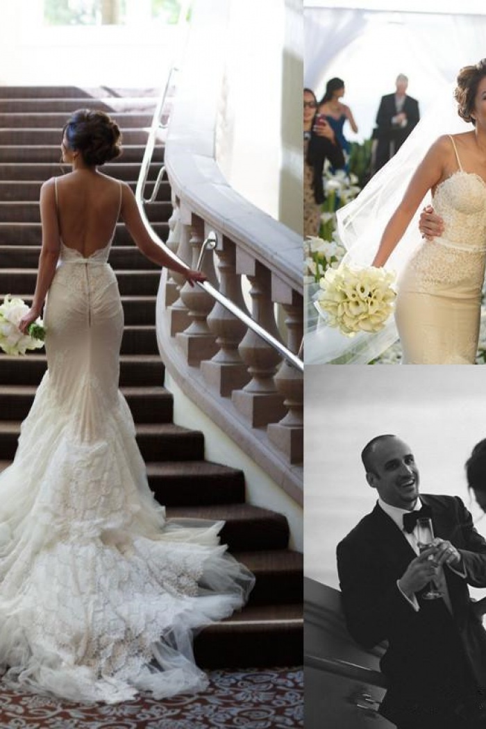 elegant backless wedding dresses