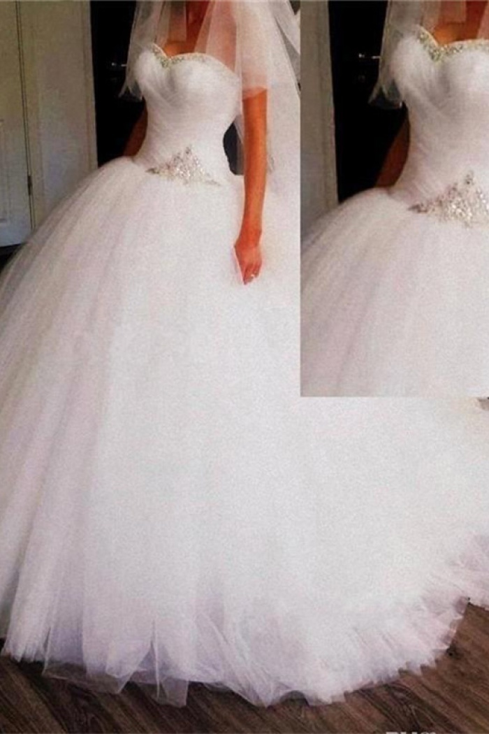 puffy ball gown wedding dresses