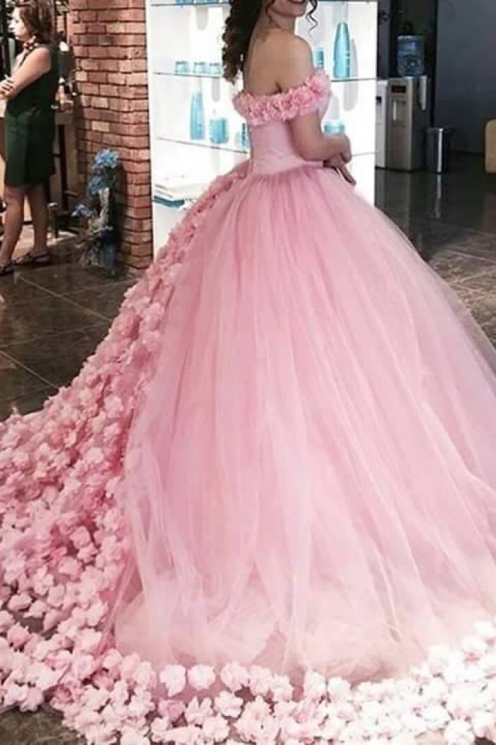 quinceanera dresses with flowers