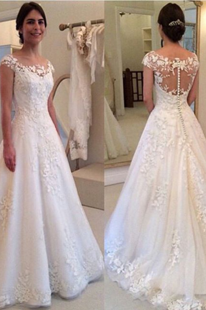 elegant bride dresses
