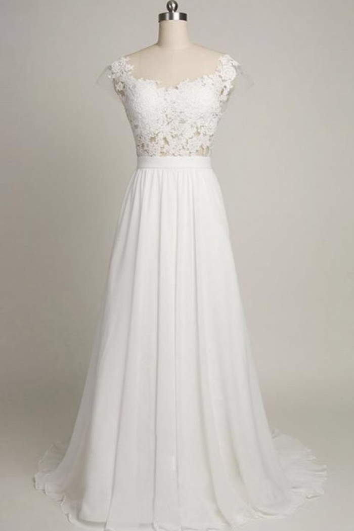 cheap wedding dresses with sleeves