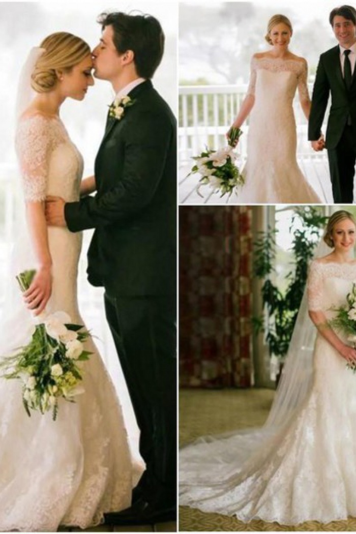 bridal train dresses 2018