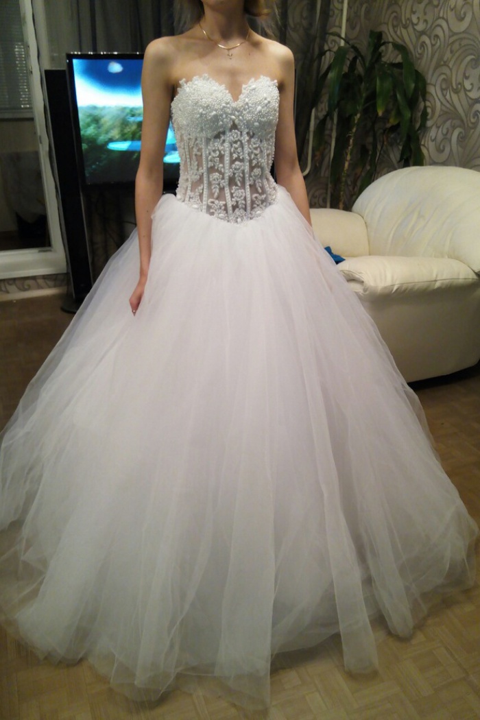 plus size tulle bridal gowns