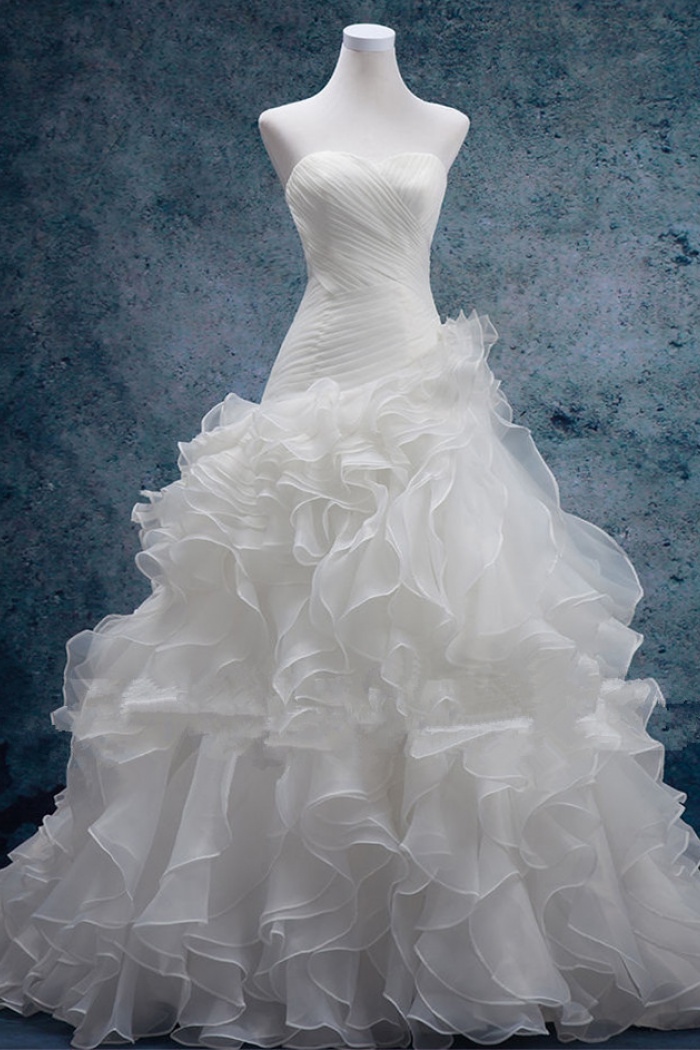 latest white gown