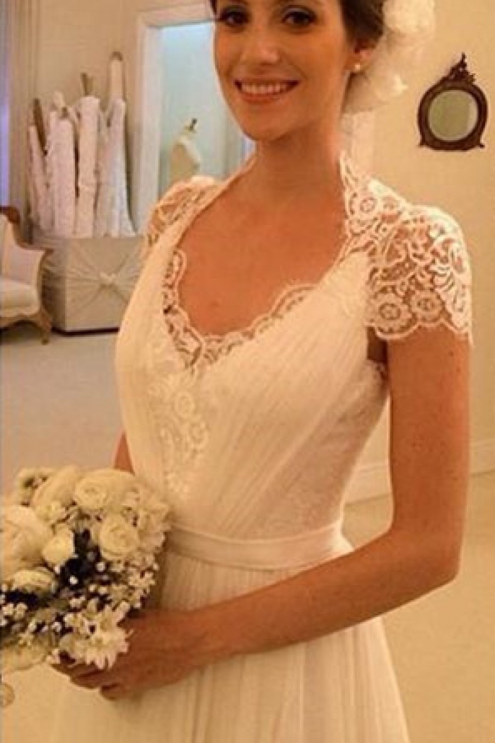 short plus size bridal gowns