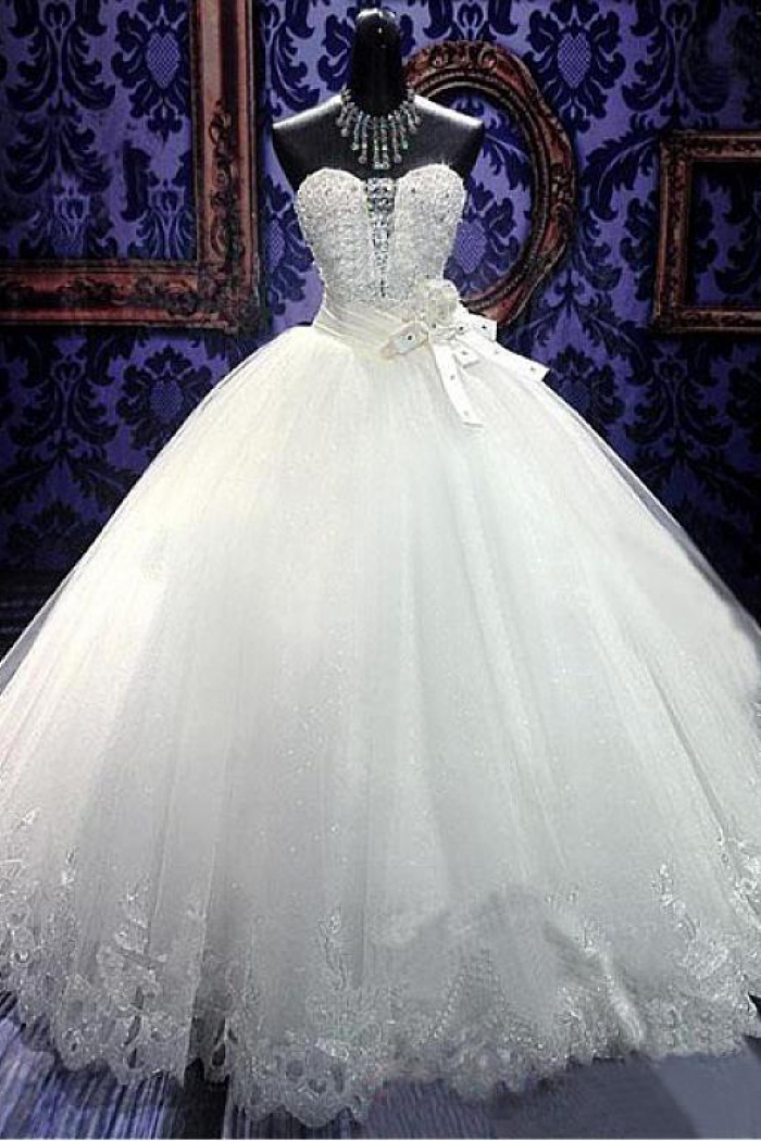 white sparkly wedding dress