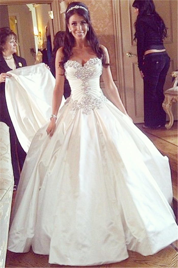 plus size princess wedding dress