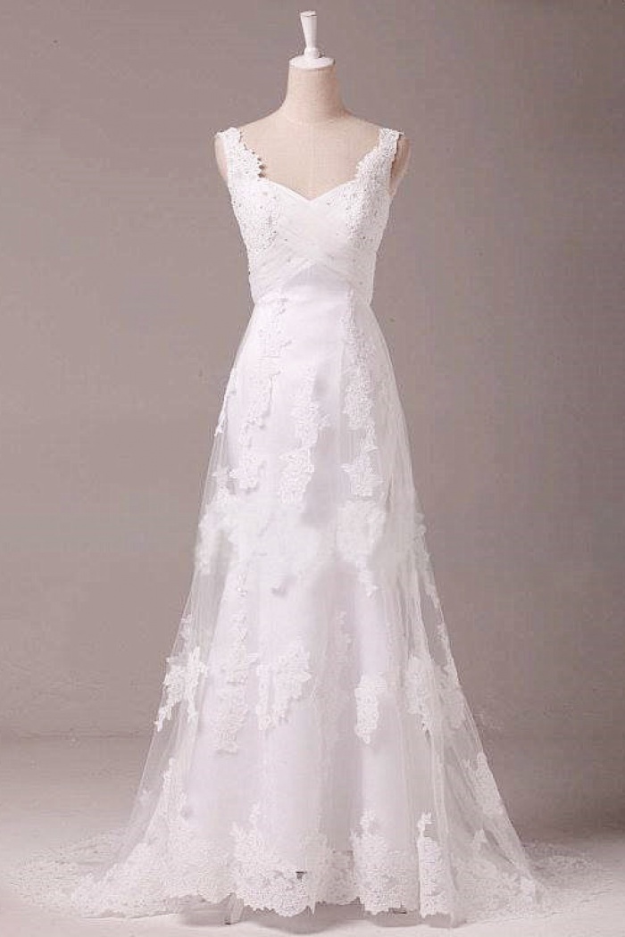vintage long white dress