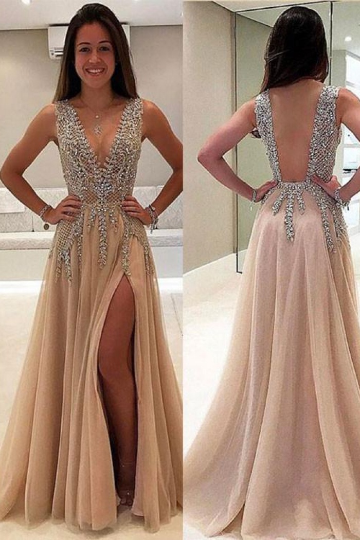 rhinestone sexy dress