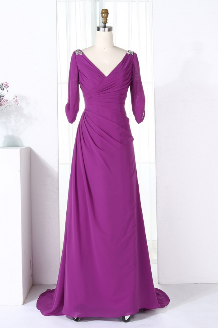 half sleeve bridesmaid dresses
