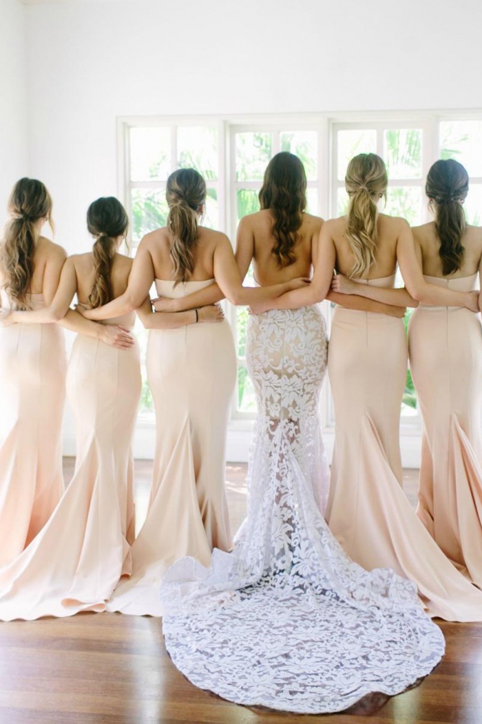 sweetheart mermaid bridesmaid dresses