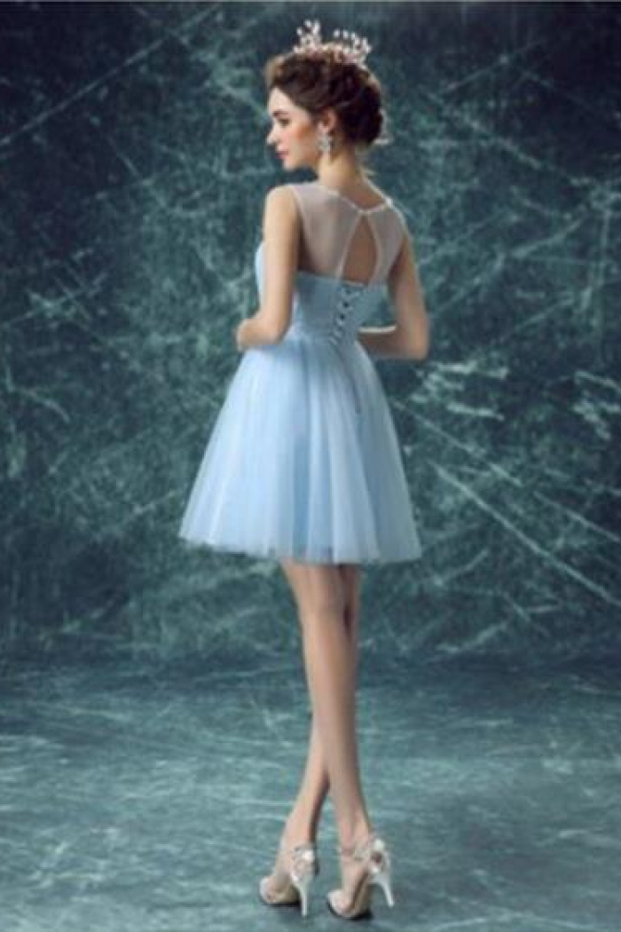 royal blue formal dresses cheap Ombre Royal Blue Flutter Sleeve Tiered Formal Dress
