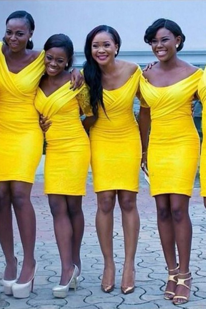 cute short bridesmaid dresses