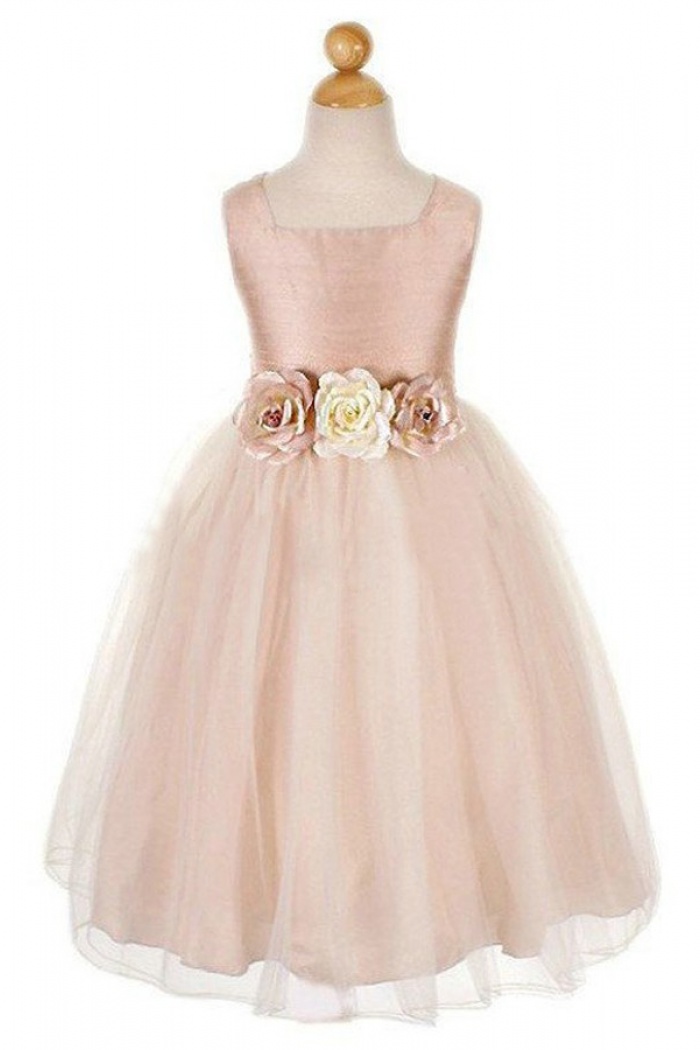 sleeveless flower girl dresses